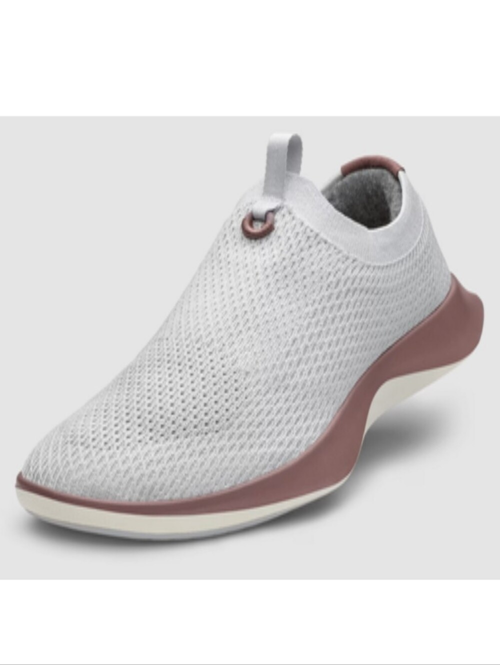 Allbirds Tree Dasher Relay - Light Grey / Stormy Mauve, Size 8